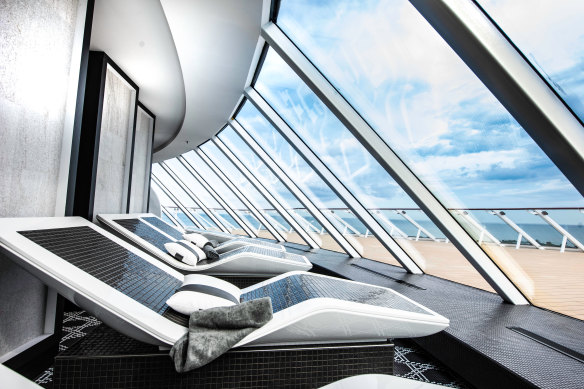 View from the Wellness Spa.