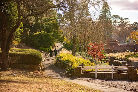 The Hepburn shire has natural springs.
