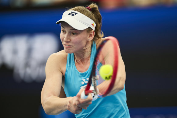 Kazakhstan star Elena Rybakina.