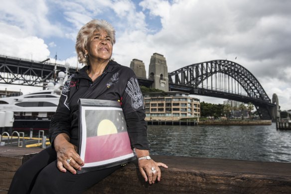 Aunty Margret Campbell offers cultural and history tours around The Rocks in Sydney.