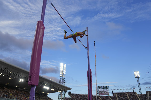 Nina Kennedy also had a crack at the Commonwealth Games record in Birmingham.