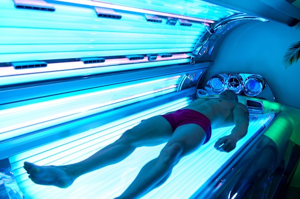 Commercial UV tanning services are illegal.