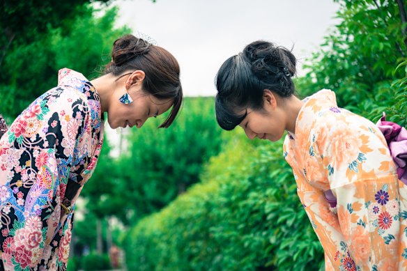Who bows first? Do you need to bow in response? How low should you go?
