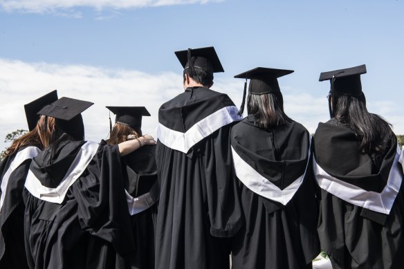 University graduates benefitted from an increased demand for full-time workers in 2022. 