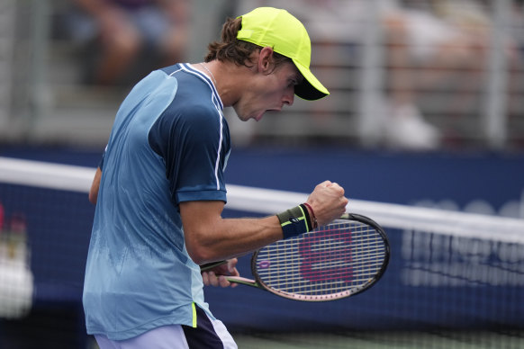 Former US Open quarter-finalist Alex de Minaur has joined compatriot Christopher O’Connell in the second round.