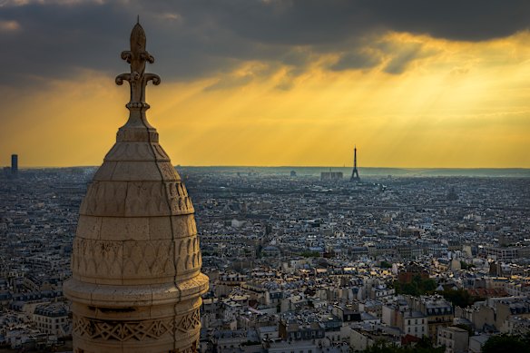 The Eiffel Tower is often best experienced from the vantage point of another Paris landmark like Sacre-Coeur.