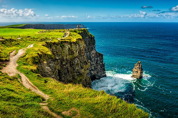 Jaw-dropping: The Cliffs of Moher, County Clare.