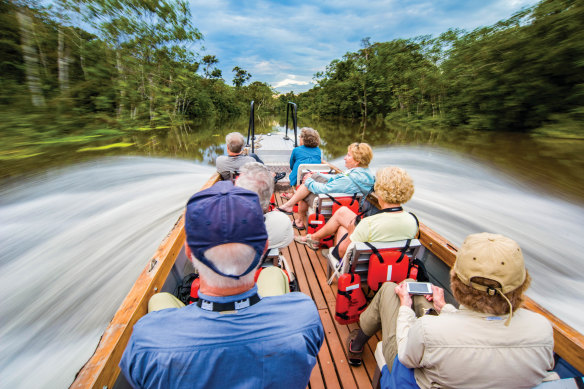 Get up close with wildlife on river rides and jungle treks.