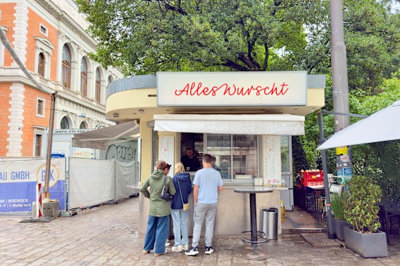 Alles Wurscht offers an elevated sausage-stand experience.