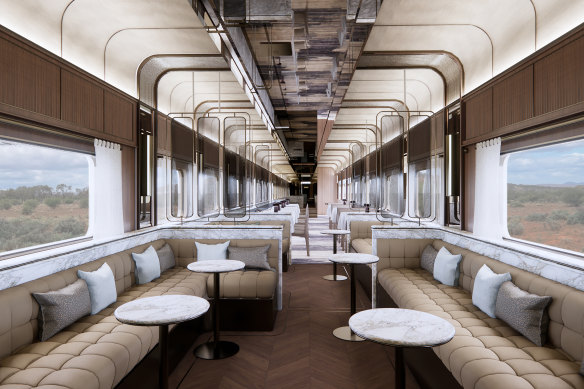 Artist impression of the Lounge diner.