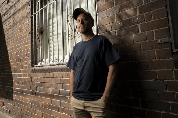 Chris Jones in Newtown is one of thousands of Sydney residents attending open inspections for a rental property in a very tight rental market.