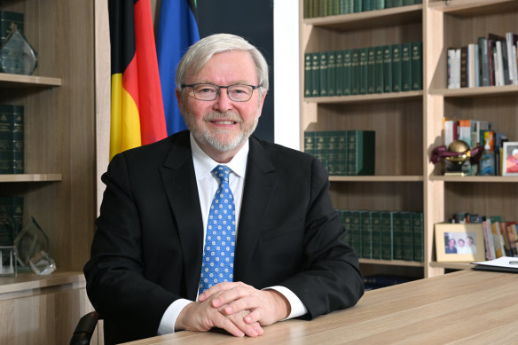 Former Australian prime minister Kevin Rudd has been a vocal opponent of Julian Assange’s extradition to the United States.