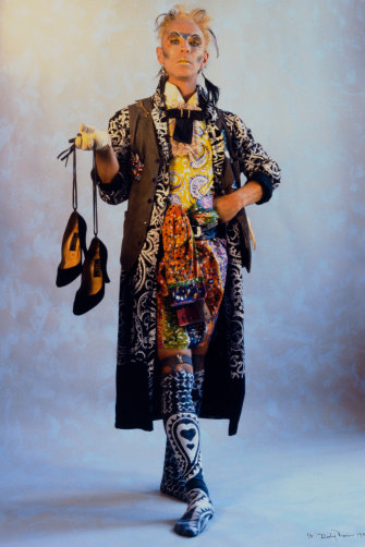 Simon Reptile, photographed for Harper’s Bazaar Australia in 1985.