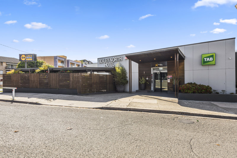 The Bexley North Hotel is up for sale and includes land for potential redevelopment.