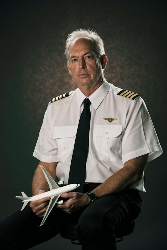 Pilot Kevin Sullivan worked in the US Navy and the RAAF before joining Qantas.