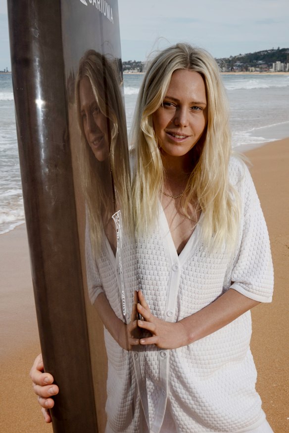 Big deal: Laura Enever rode a wave that has been verified by Guinness World Records as the biggest paddled into by a female surfer