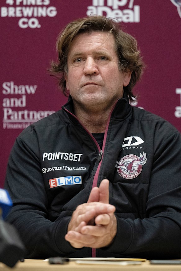 Des Hasler was axed by Manly with one year still remaining on his contract.