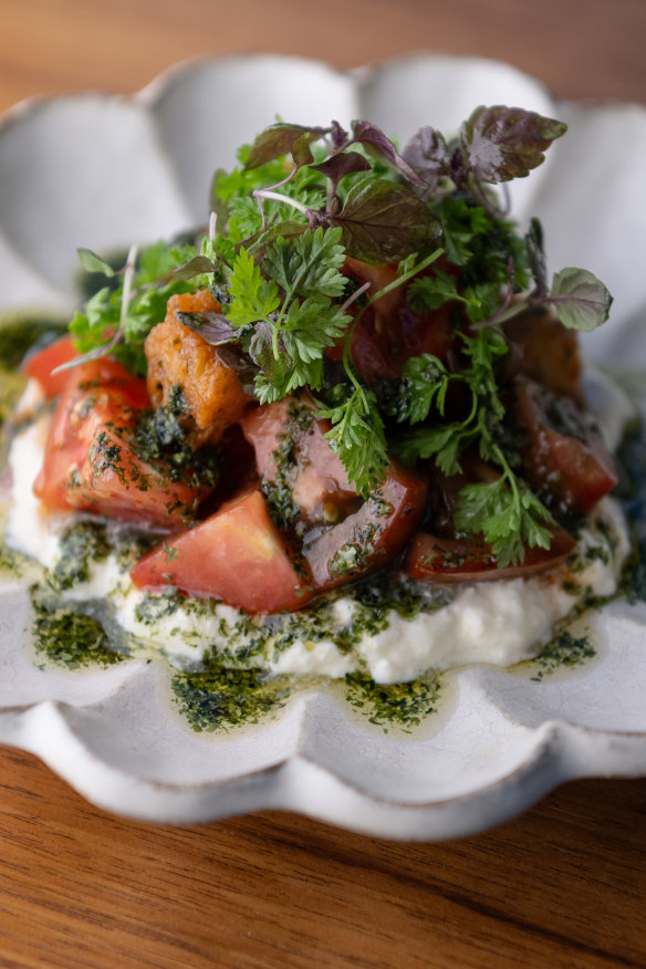 Aonori panzanella. 