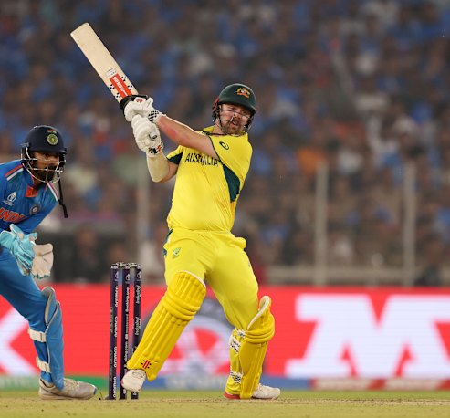 Travis Head emulated Ricky Ponting and Adam Gilchrist by striking a century in a world cup final