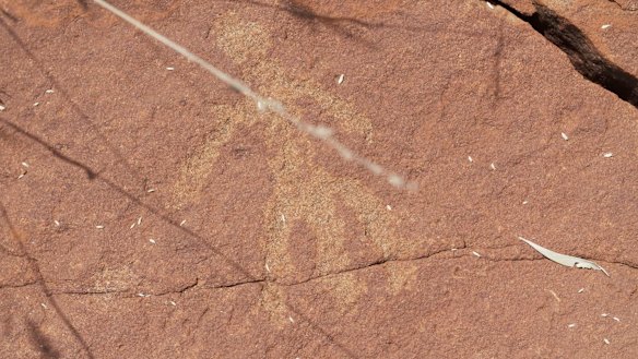 Rock art near the site. 