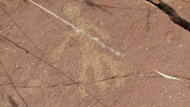 Rock art near the site. 