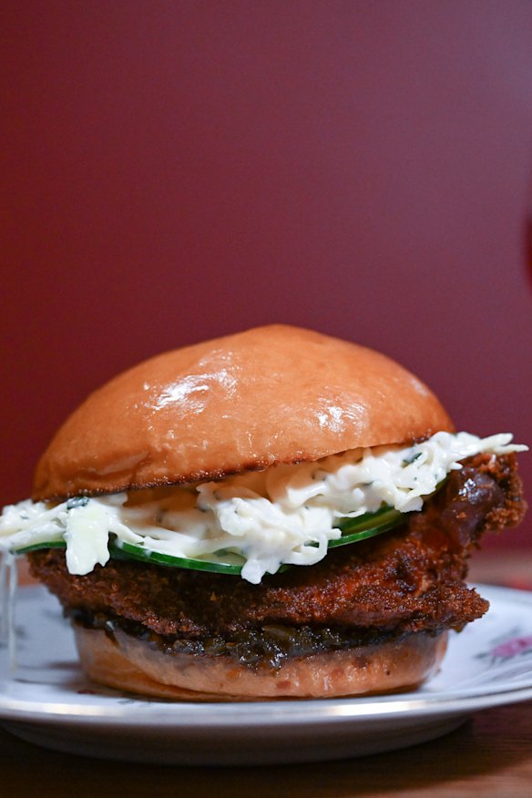 Don’s fried chicken sanga.