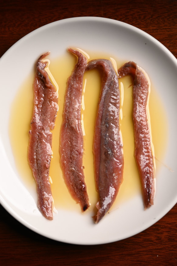 Anchovies.