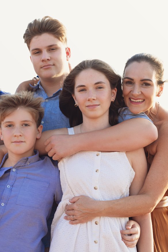 Dominica Darrington’s children attend school in the UK while she is based in Saudi Arabia.