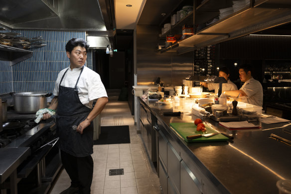 Soul Dining’s owner-chef Daero Lee in the kitchen. The restaurant is one of several in Sydney that have lost money to the sophisticated dine-and-dash scam.