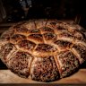 Sourdough bread wheel. 