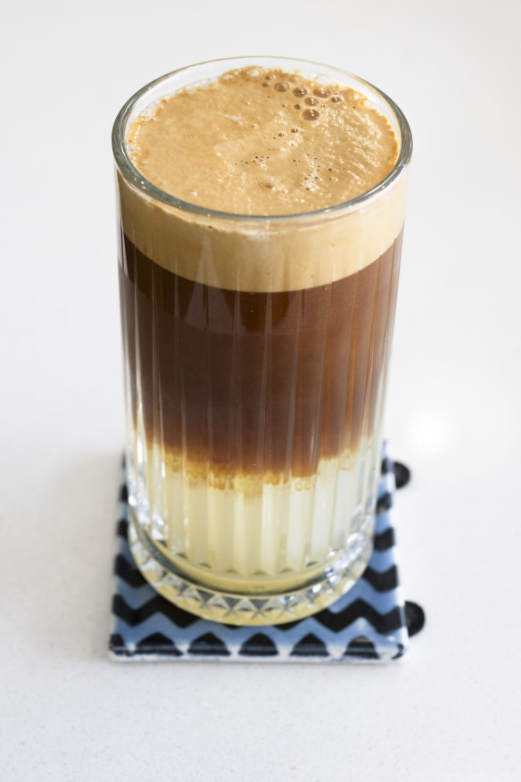 Espresso yuzu fizz. 