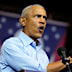 Barack Obama speaks during a campaign rally for Democratic Ohio Senate candidate Sherrod Brown.