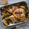 Fennel roast chicken.