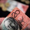 The Australian dollar is sensitive to commodity prices such as iron ore and more recently, copper.