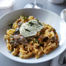 Go-to dish: Gigli pasta with lamb ragu and ricotta.