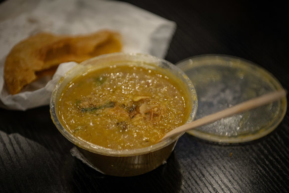 Lamb haleem at Zam Zam Restaurant.