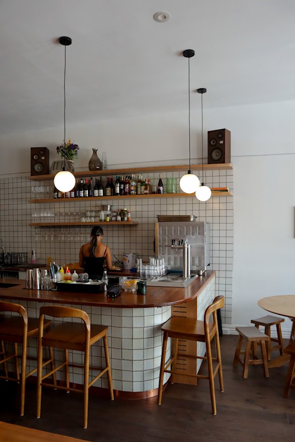 The chic interiors.