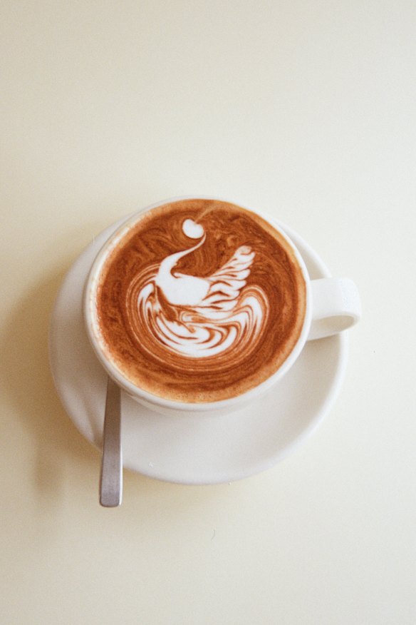 Keith serves Beam Specialty Coffee.