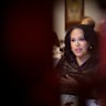 Singer Christine Anu at lunch at Flower Drum.