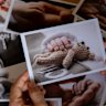 A photograph taken by Kylie Killetly of baby Leon for his parents Sara and Angelos Sidhom, after Leon was found not to have a heartbeat in utero at 35 weeks and 6 days’ gestation.