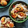 Korean marinated eggs.