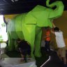 ‘I hope you like stairs’: How to move a giant green elephant