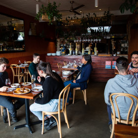 The main dining room. 