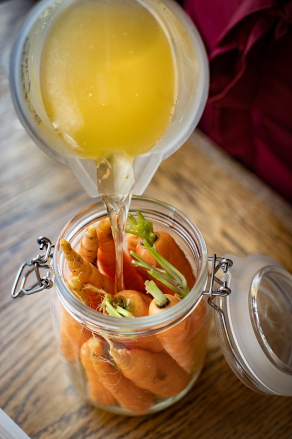 Carrots are a good veg on which to start your pickling journey.