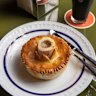 Hearty British-Euro plates include oxtail, snail and bone marrow pie.