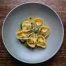 Tortelli filled with asparagus, goat’s cheese and wild garlic sings of the fragility of seasons, food, life.
