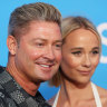 Michael Clarke and partner Jade Yarbrough in happier times.