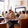 Walrus’ diner-style booths are hot property.