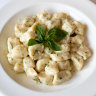 Beppi's home made gnocci wirh gorgonzola.