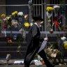 Community members have laid flowers outside the Adass Israel synagogue following an arson attack on Friday.